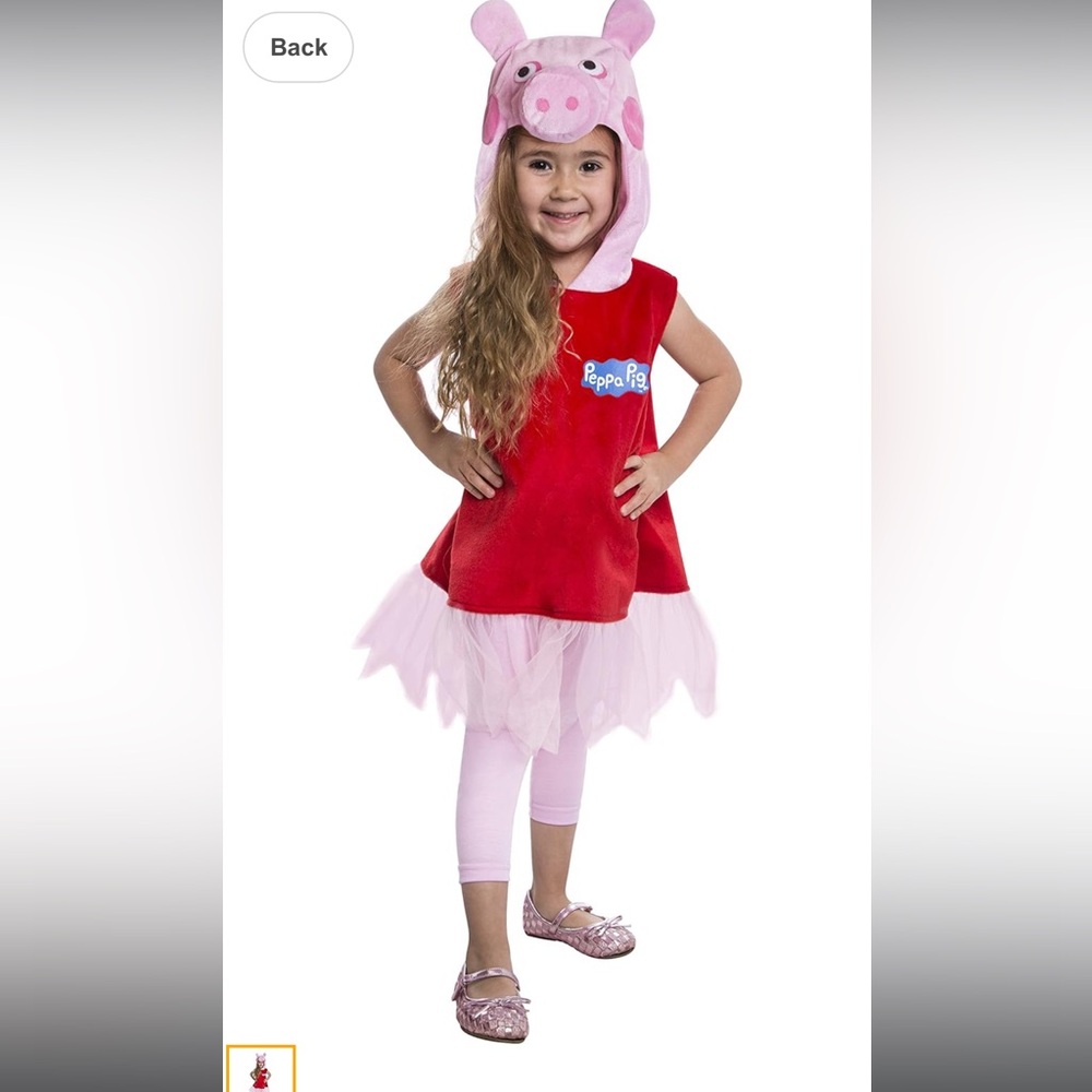 Peppa Pig Girls Costume